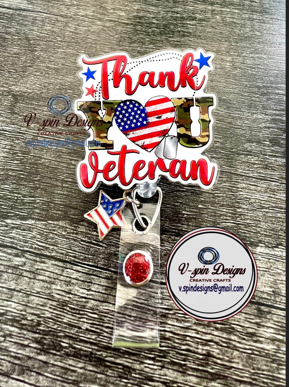Patriotic Badge Reels