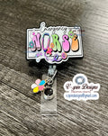 Emergency Nurse Badge reel