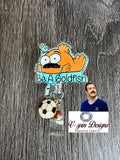 Be a Goldfish Badge reel/ID Holder card holder/nurse/teachers/fun/silly/Ted