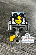Off Road Duck badge reel/ID Holder/nurses/teachers/badge holder/duck badge reels