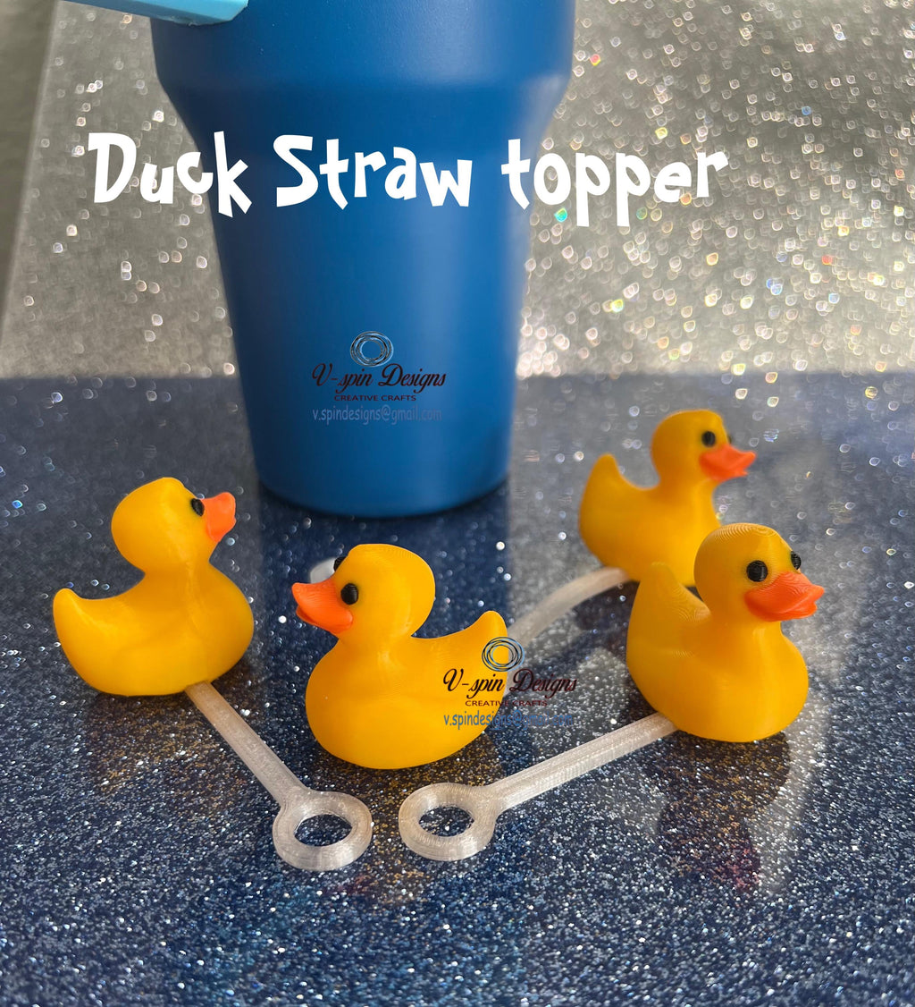 Duck Straw Topper | Stanley Cup Accessory & Cruise Duck Gift