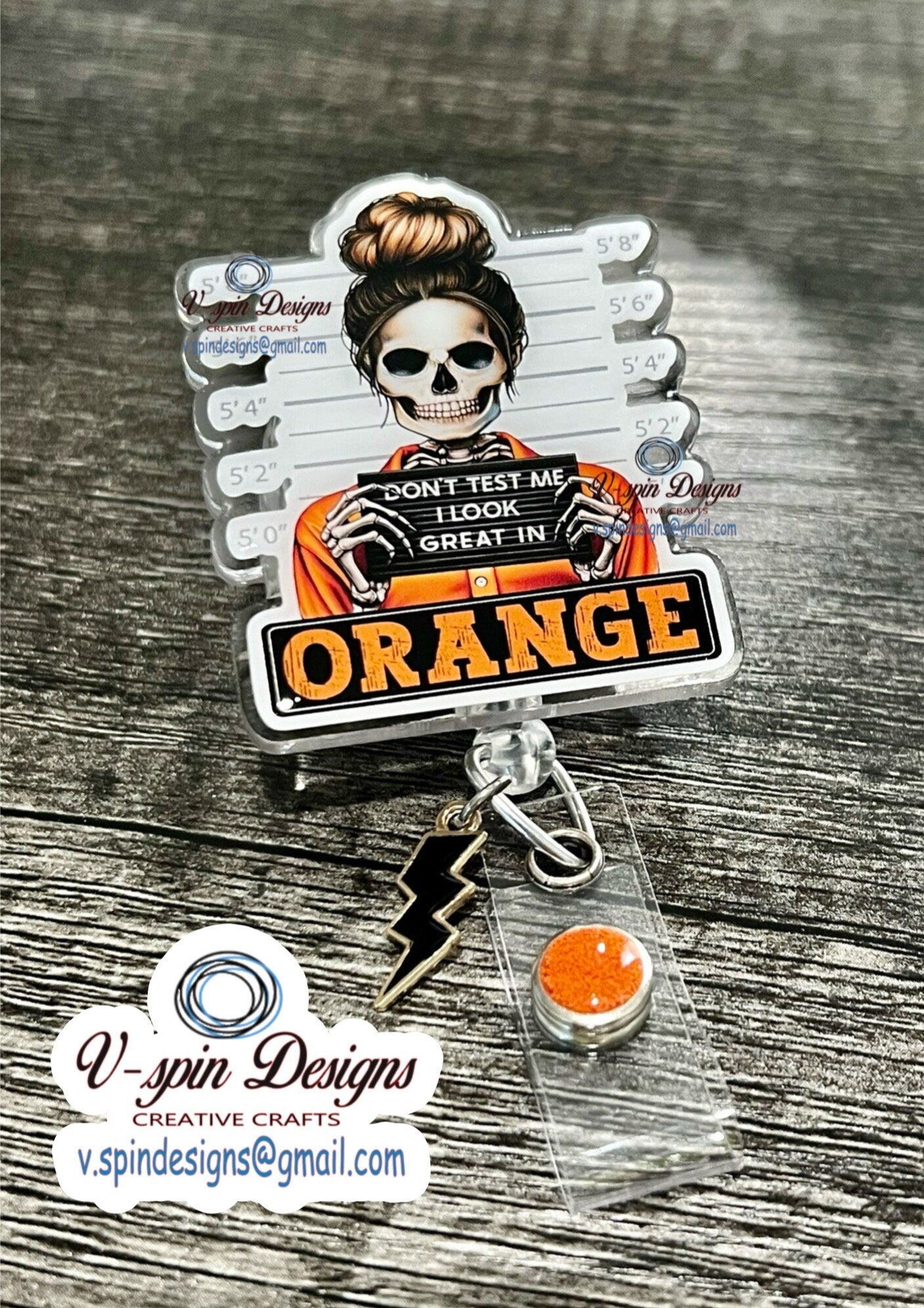 Funny “Don’t Test Me” Badge reel/ID Holder/card holder/nurse badge reels