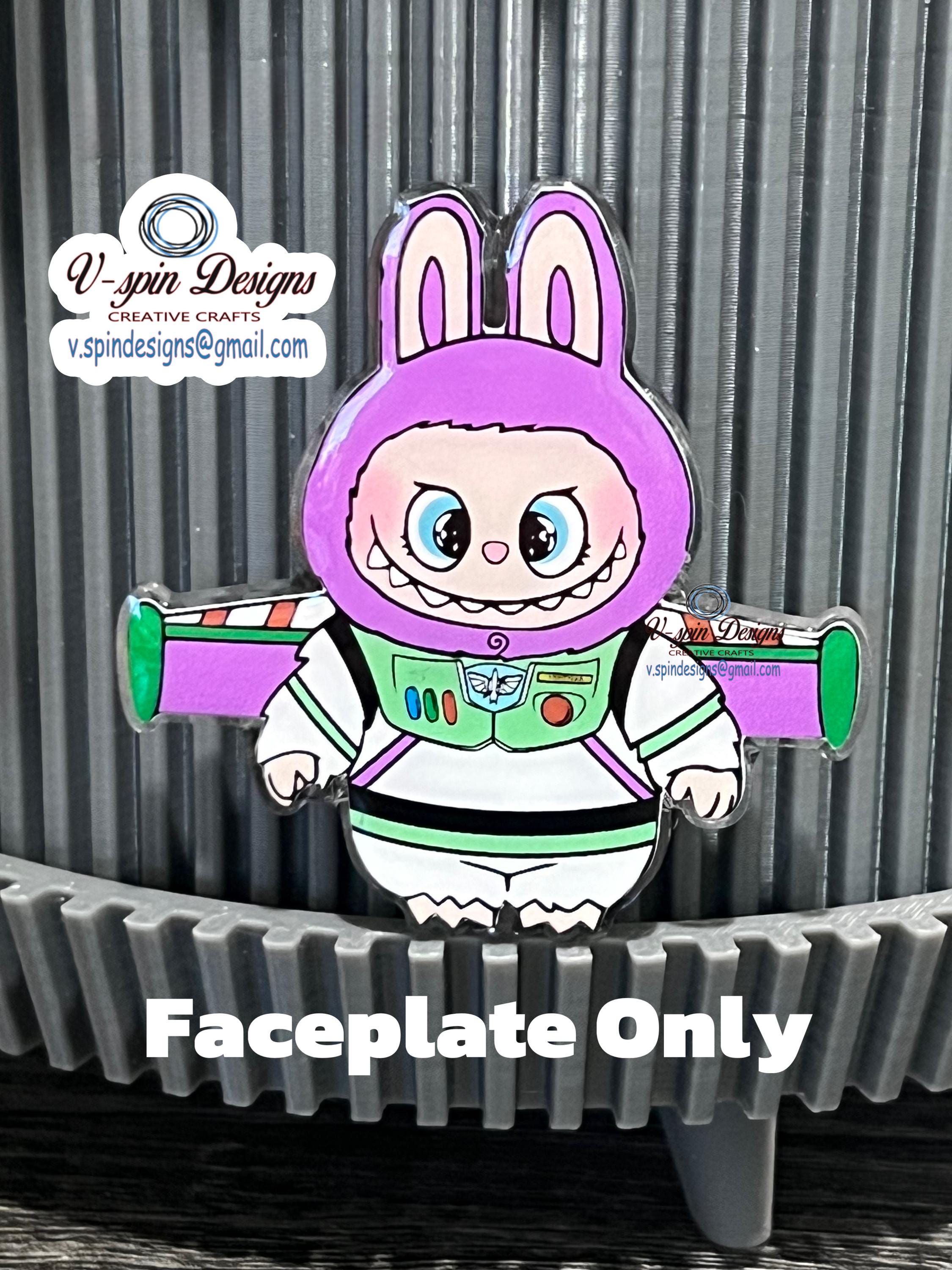 Little Monster LaBuzzBuzz Retractable Badge Reel: Acrylic ID Holder