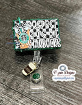 Funny “Suspect Runs” badge reel/ID Holder/nurses/teachers/students/coffee badge reels