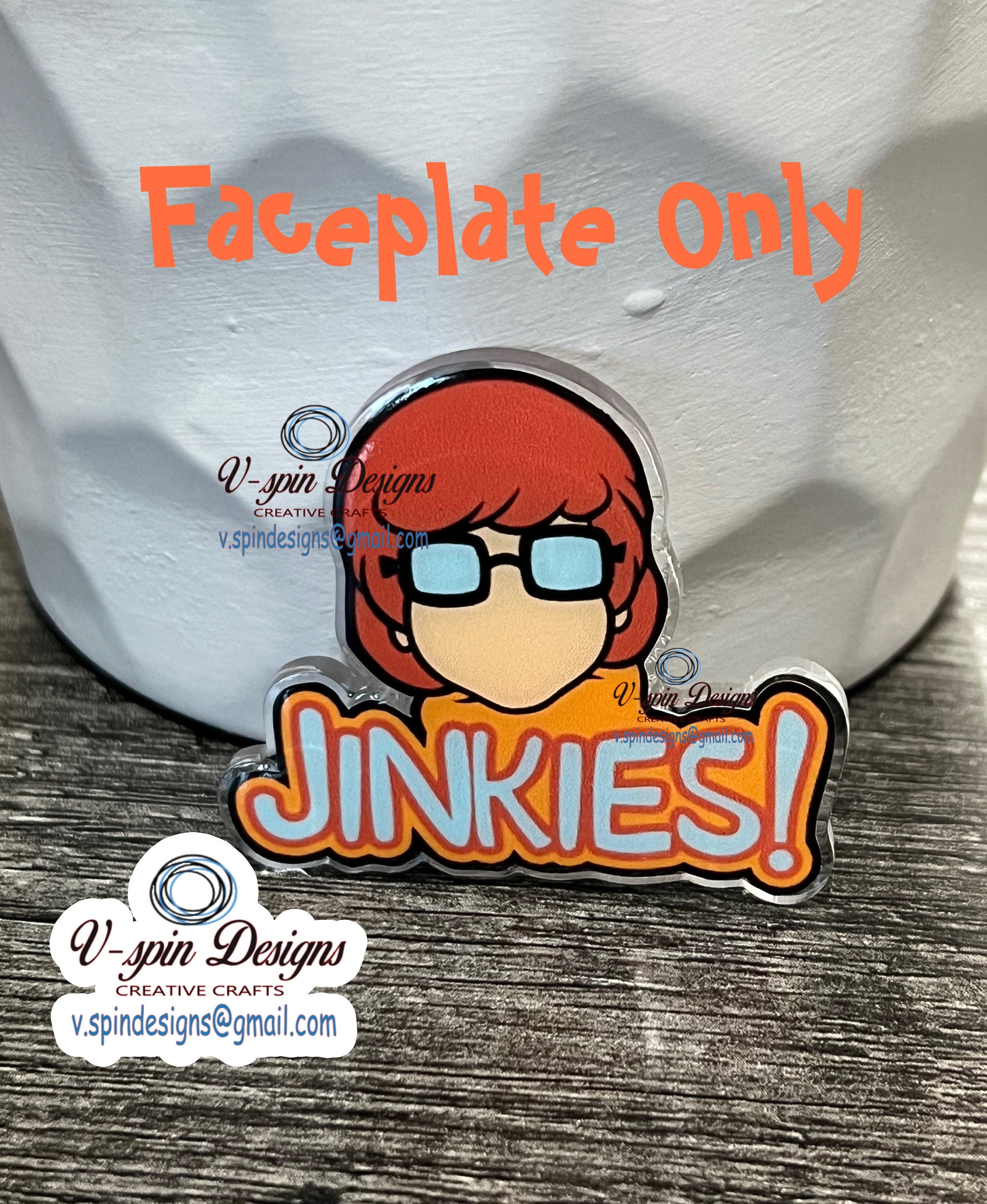 Acrylic Jinkies! Badge reel/ID Holder/nurses/teachers/students/old school/Cartoon badge reels