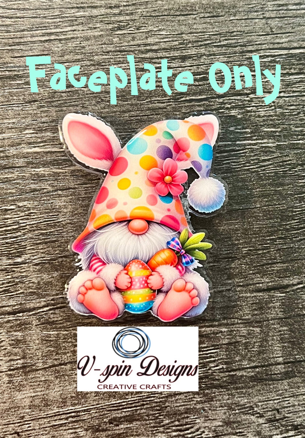 Easter Gnome, badge reel/ID Holder/card holder/teachers/nurses/Easter/gnomes