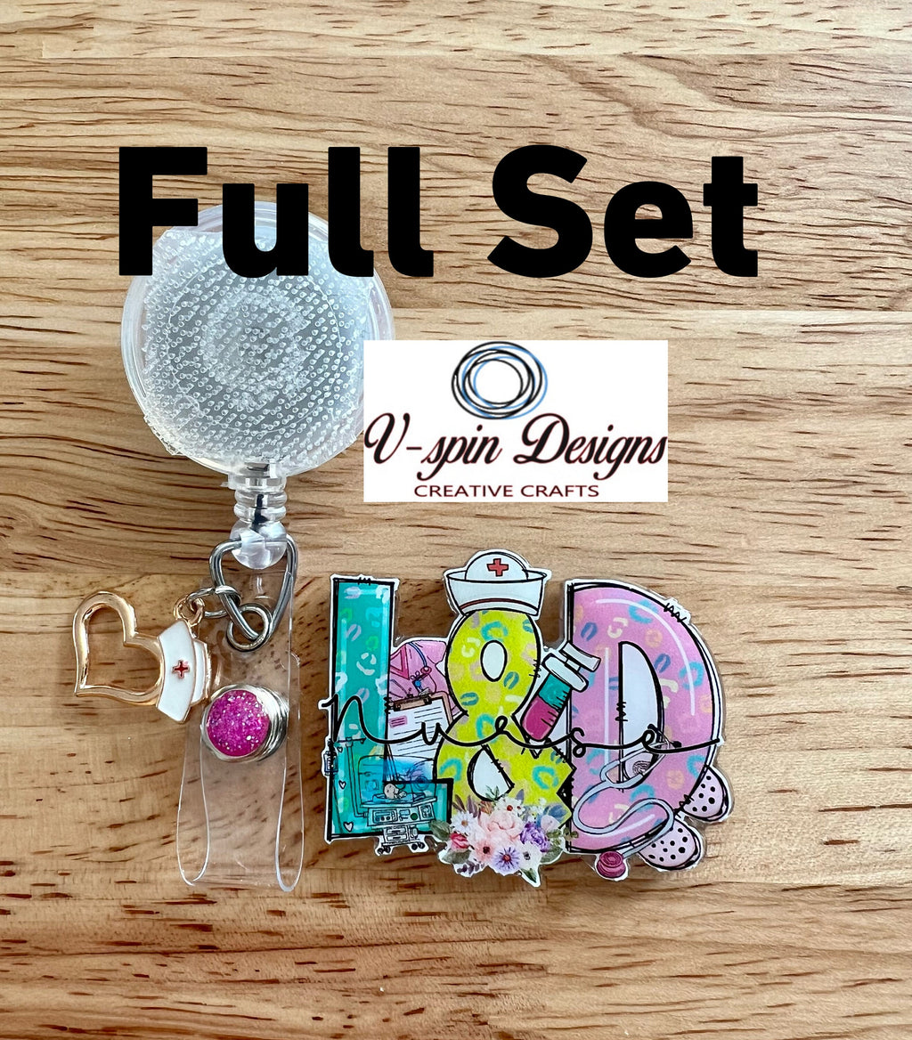 Labor & Delivery Nurse Badge Reel | Retractable Acrylic ID Holder