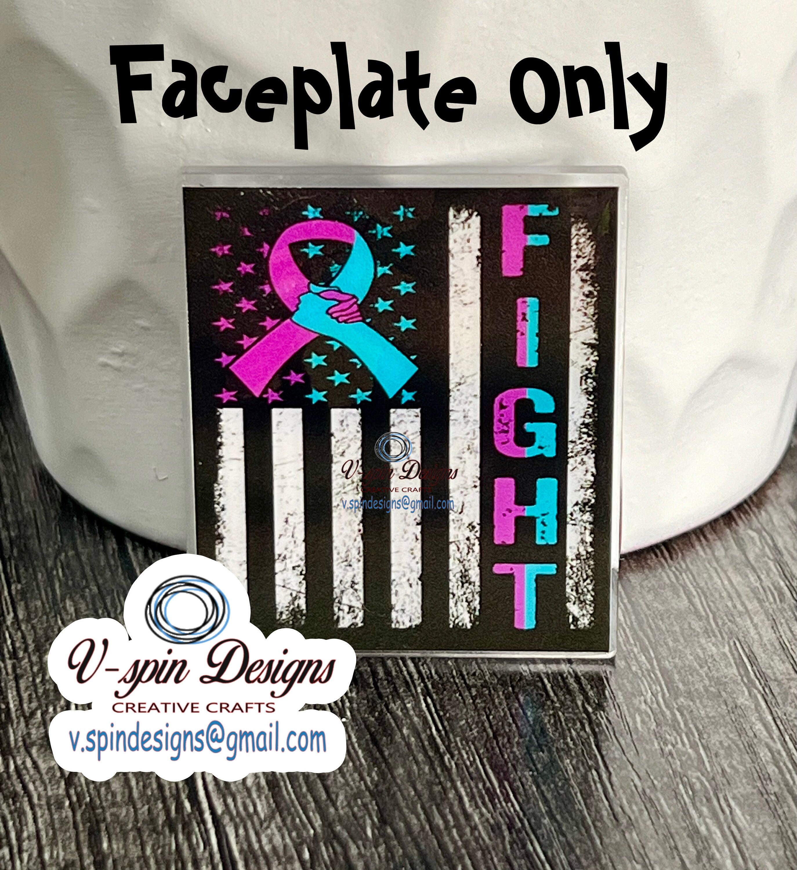 Suicide Prevention “FIGHT” badge reel/ID Holder/nurses/teachers/support/awareness