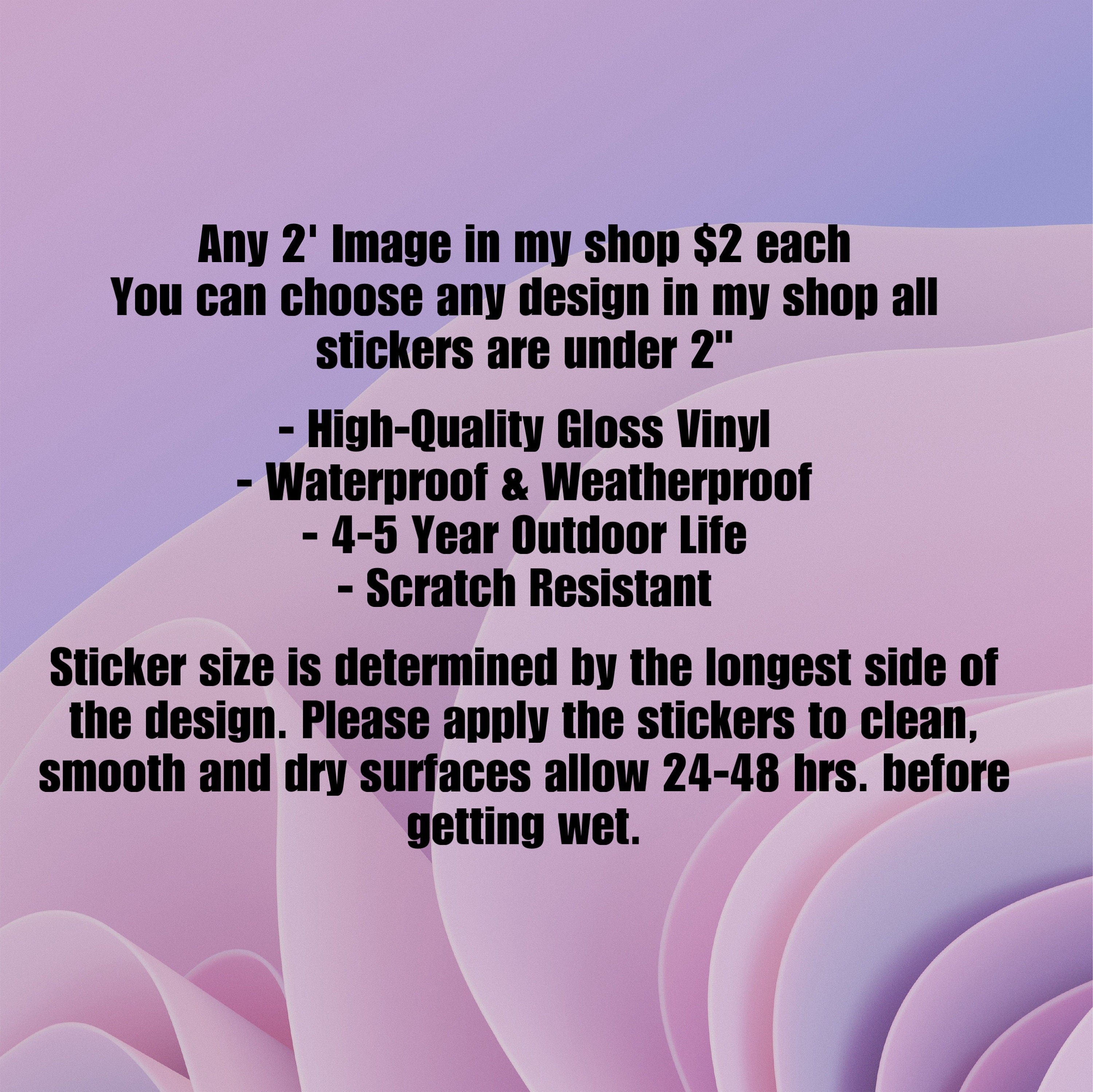 Any 5 Stickers, Sticker Bundles, Vinyl Stickers for Laptops, Water Bottles/Tumblers/Sticker Custom pack,