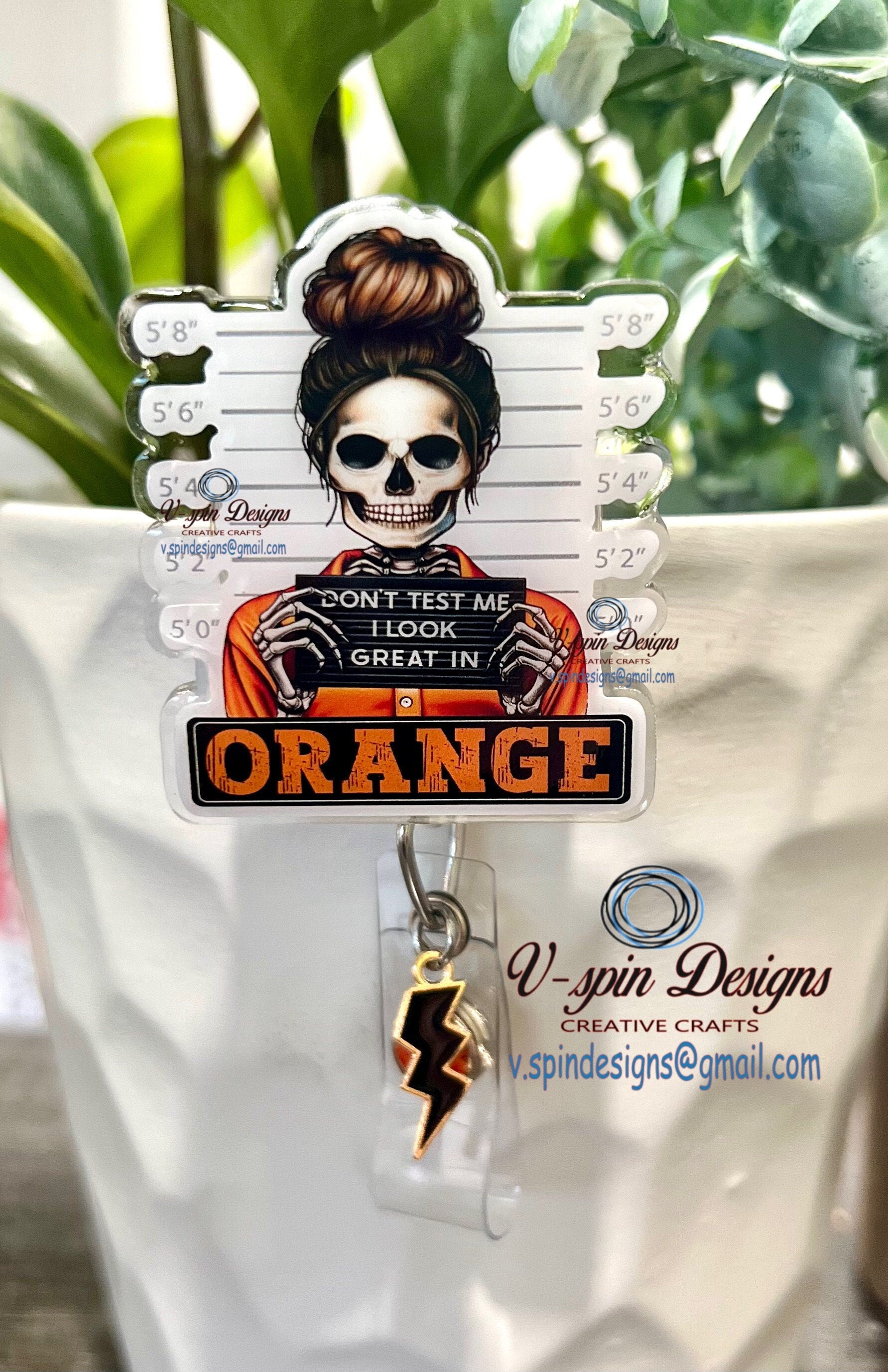 Funny “Don’t Test Me” Badge reel/ID Holder/card holder/nurse badge reels