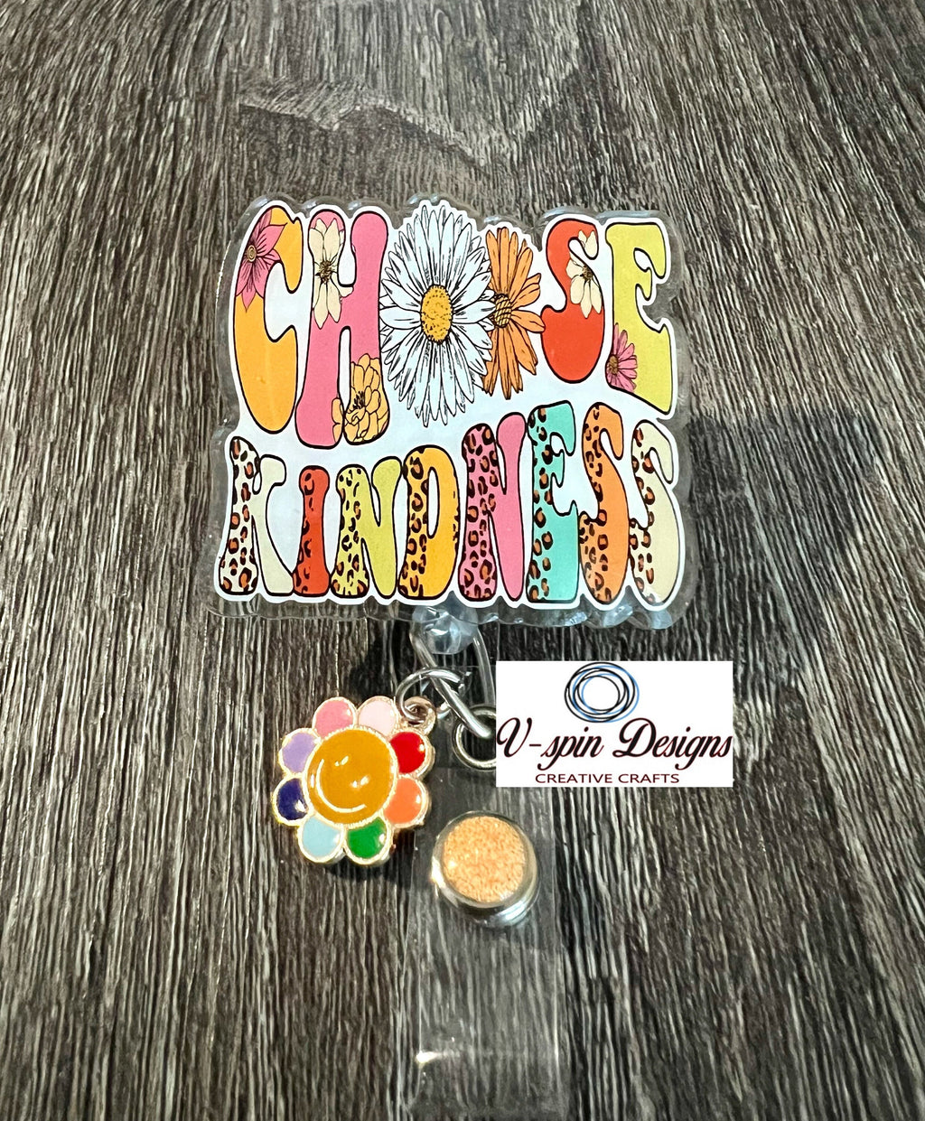 Choose Kindness badge reel/ID Holder/nurses/teachers/kind badge reels