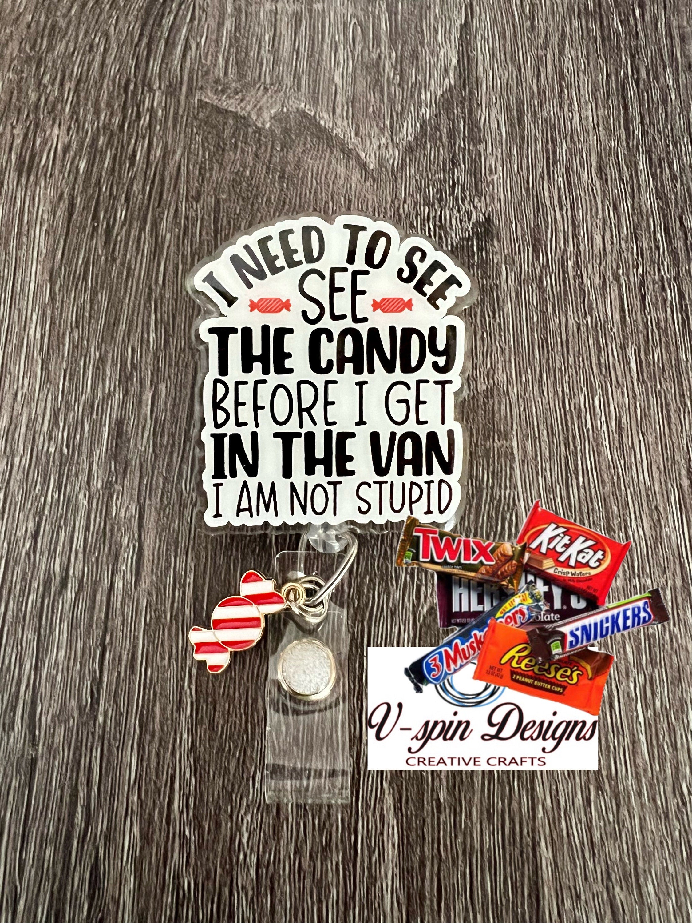Need to see the Candy Badge reel/ID Holder card holder/nurse/teachers/funny badge reels