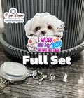 "I Work So My Dog Can Have Nice Things" Maltese Badge Reel | Funny Retractable ID Holder