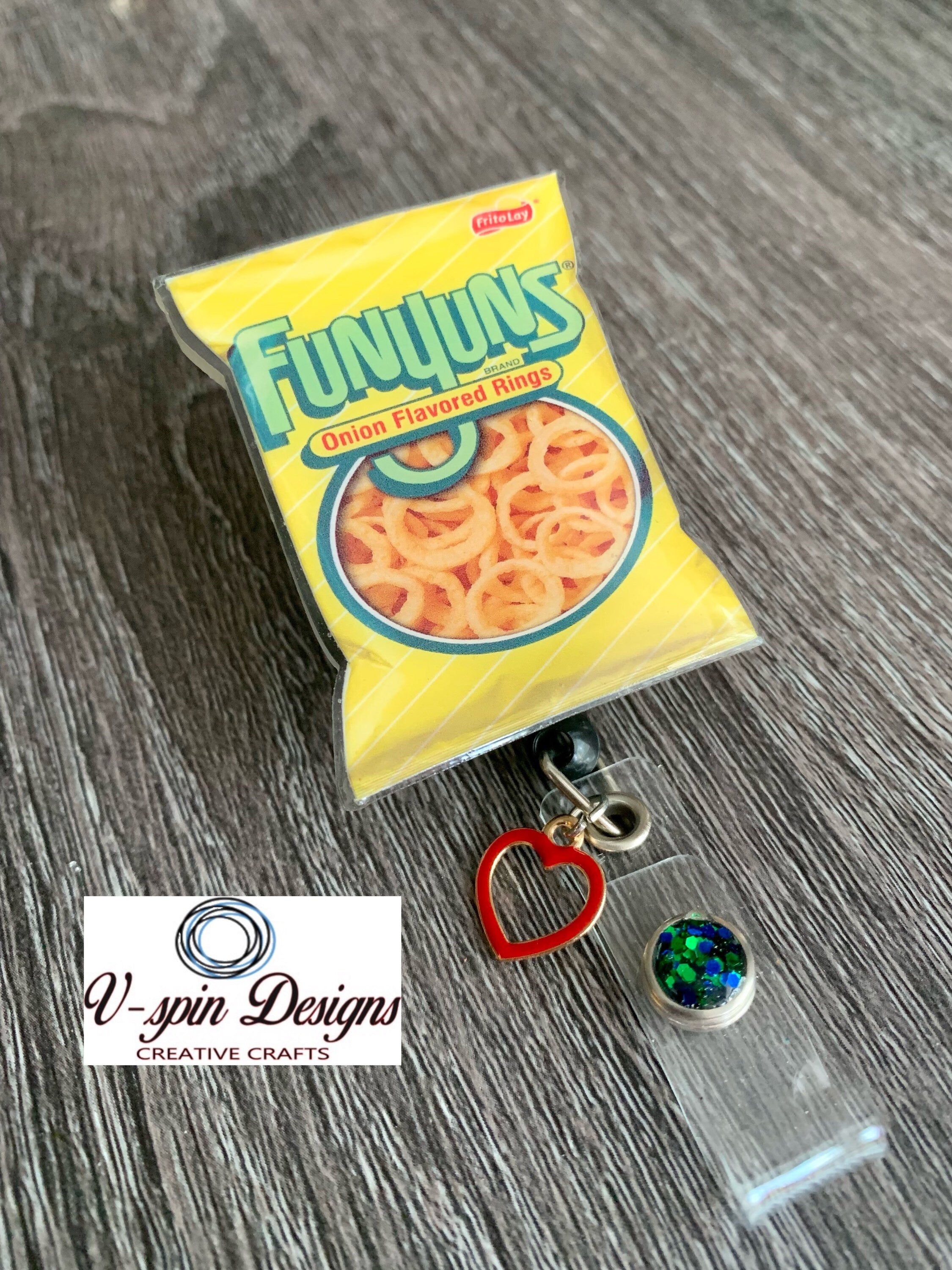 Chip bag retractable badge reel/ID holder/nurse/card holder/teachers/students/snacks