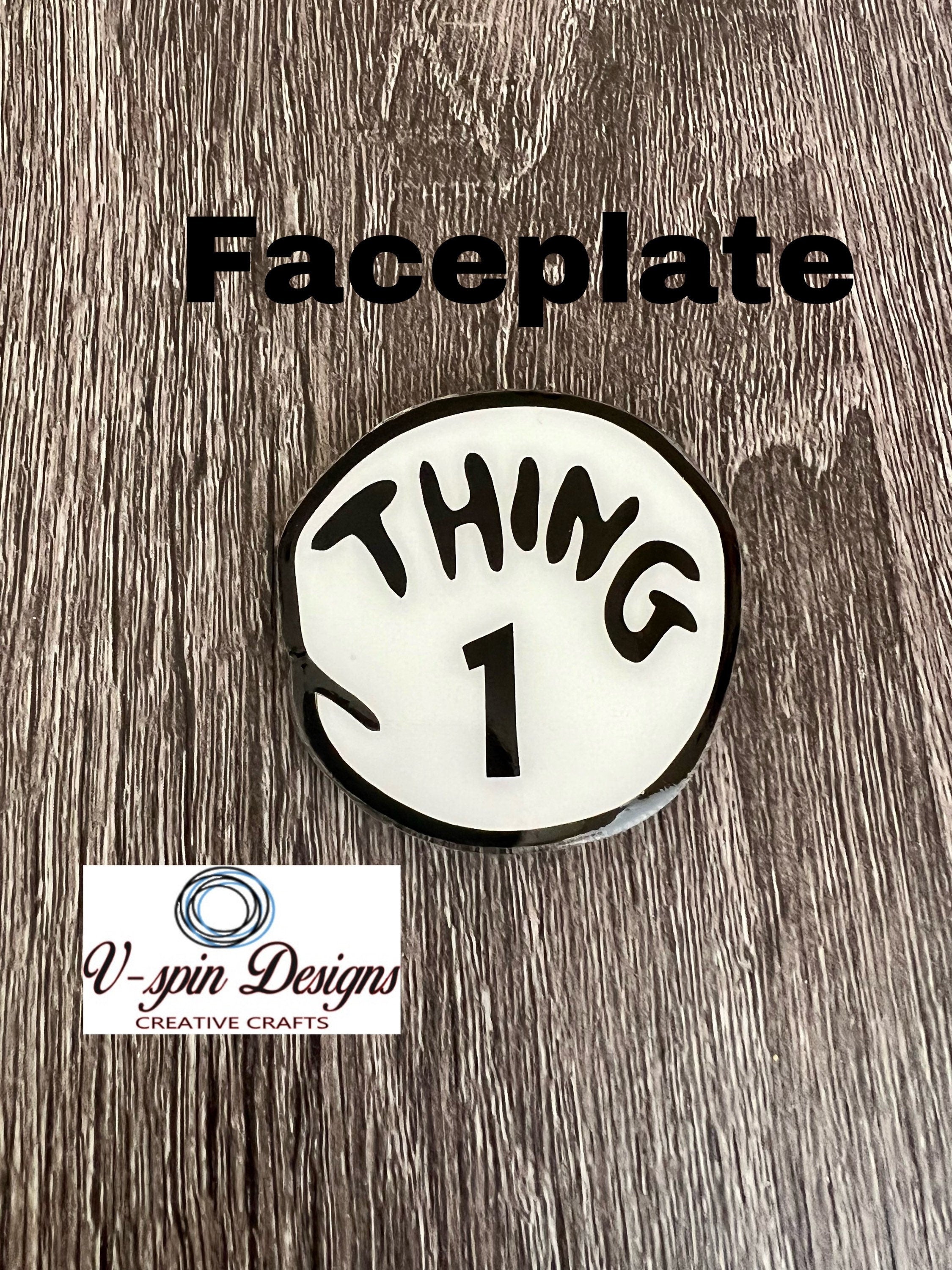 Thing 1 badge reel/ID Holder/nurses/teachers/students/reading badge reels