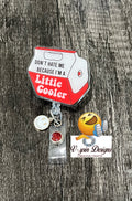 Don’t hate me because I’m a little cooler. Badge reel/ID Holder/card holder/nurse/funny badge reels