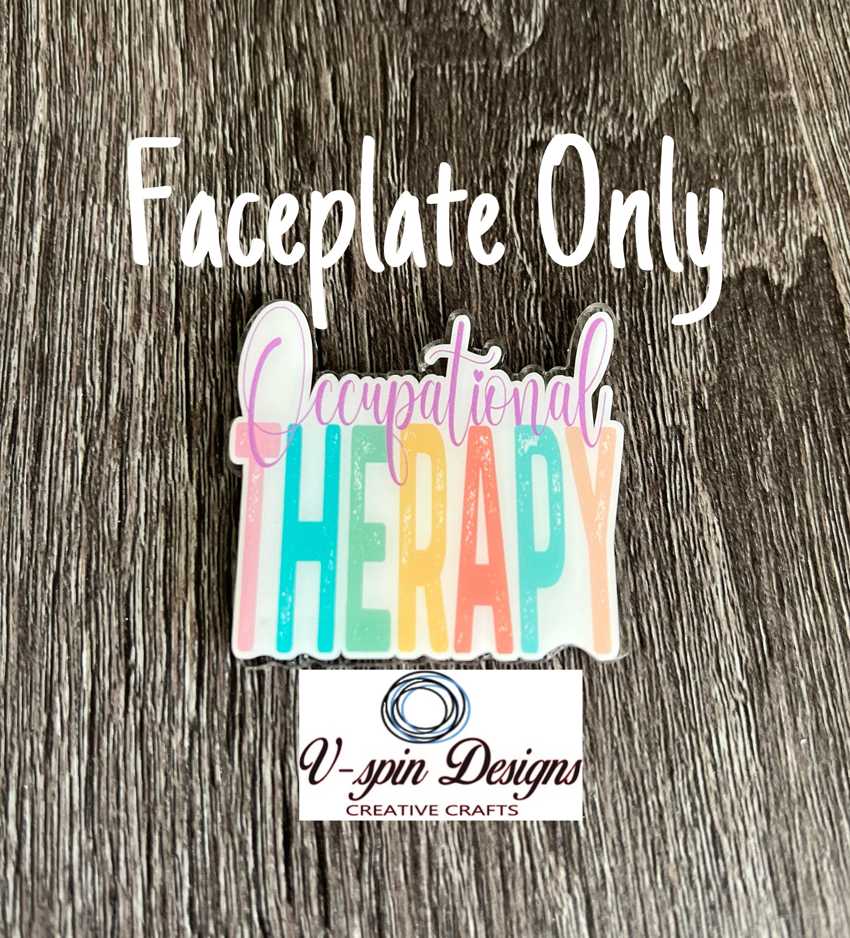 Occupational Therapy Badge Reel | Retractable Acrylic ID Holder