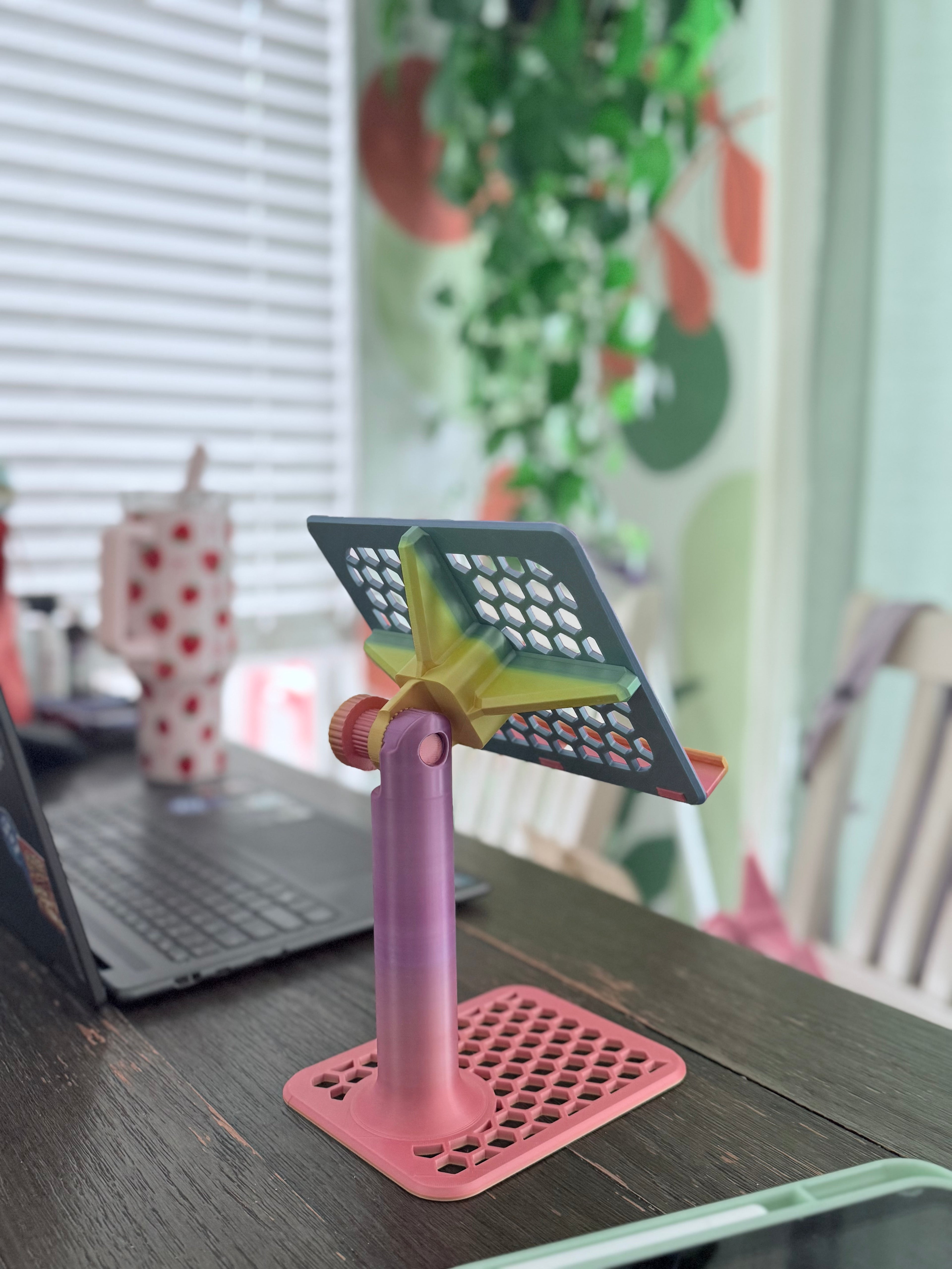 Ergonomic iPad Stand – Adjustable Tablet Holder for School, Home & Office