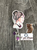 Books on her mind badge reel