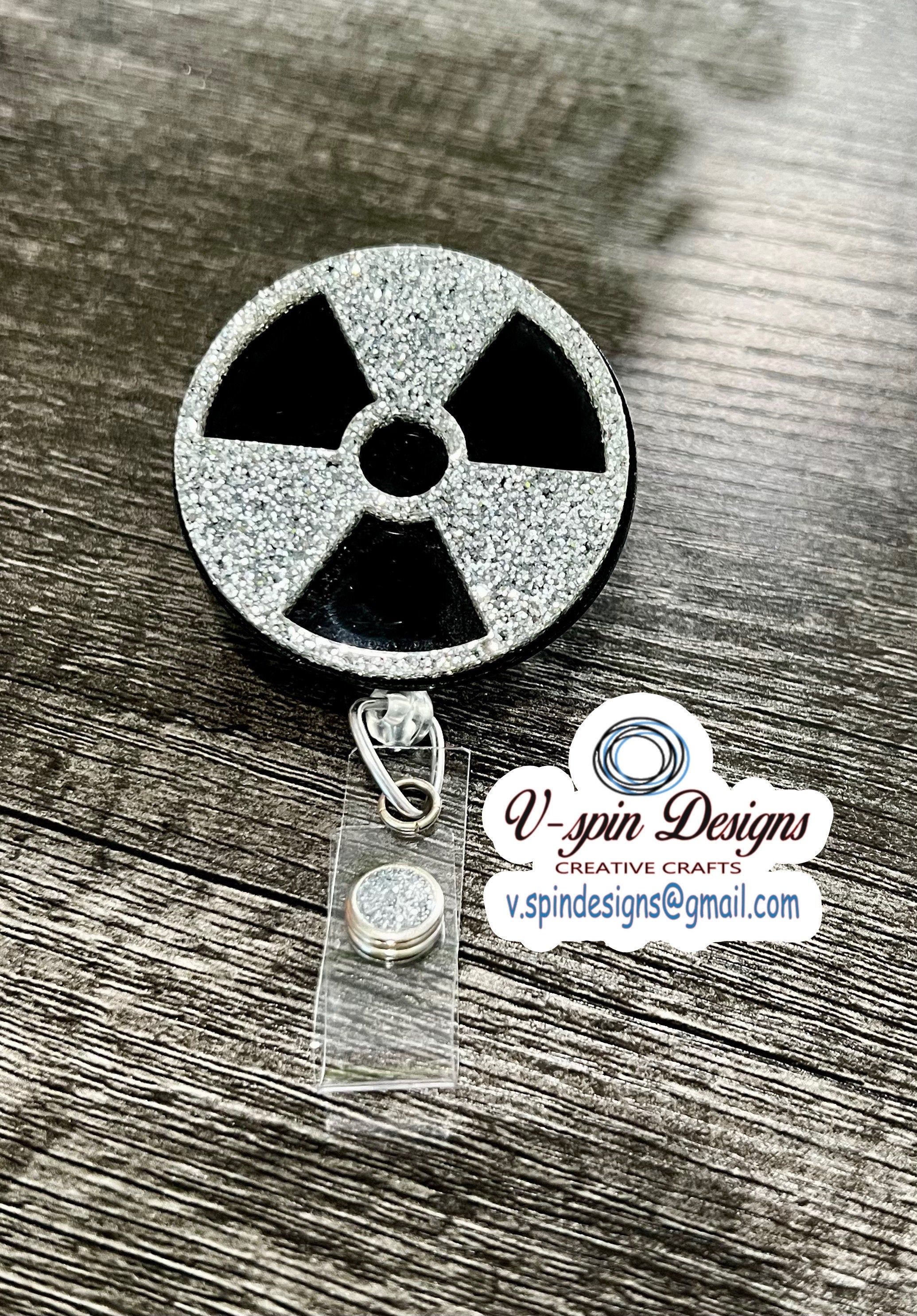 3D Radiology- Badge reel/ID Holder card holder/nurse/teachers/fun/silly/radiology