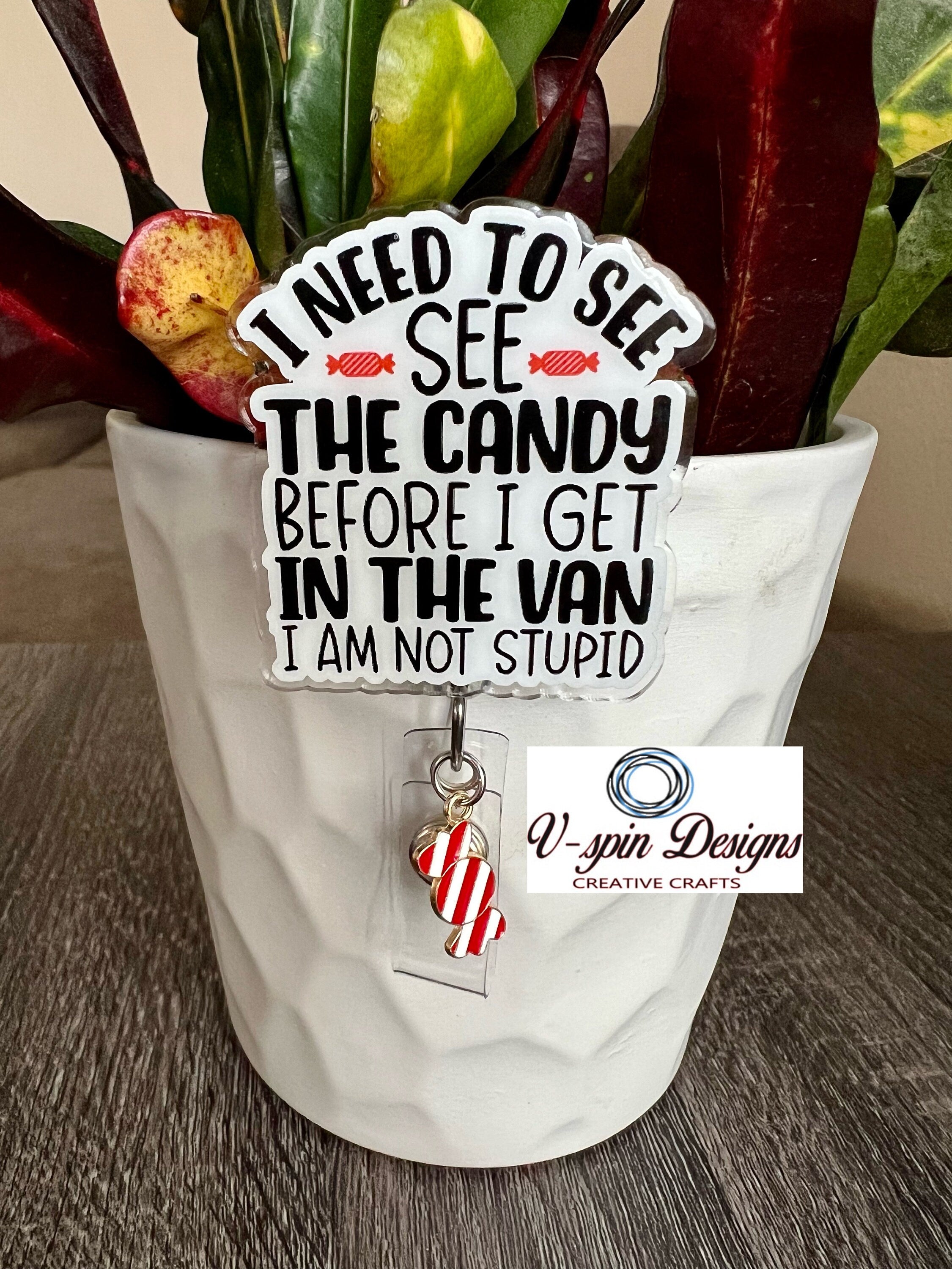 Need to see the Candy Badge reel/ID Holder card holder/nurse/teachers/funny badge reels