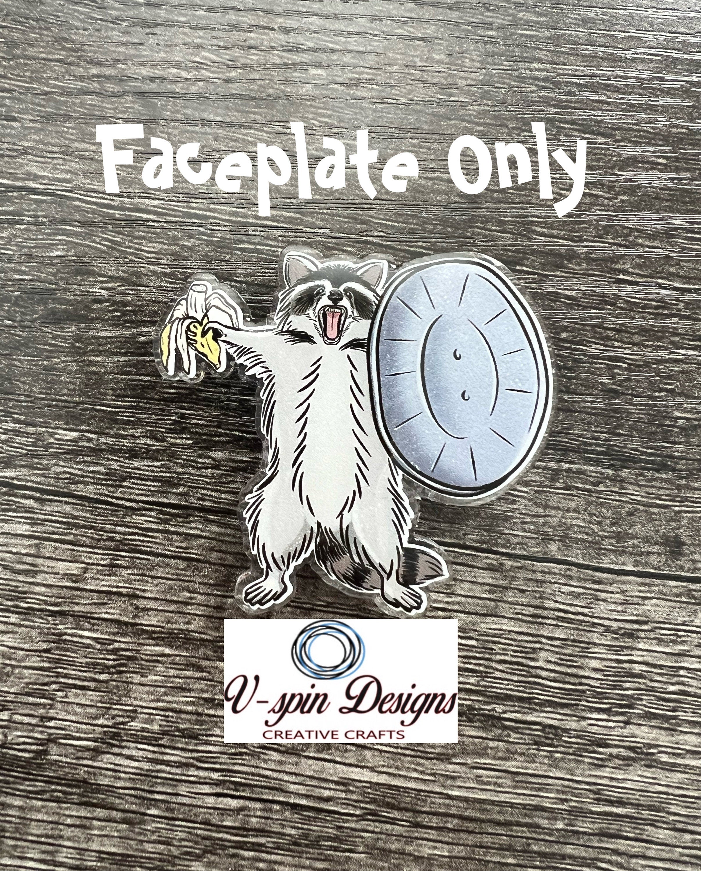 Racoon Warrior Badge reel/ID Holder card holder/nurse/teachers/fun/silly