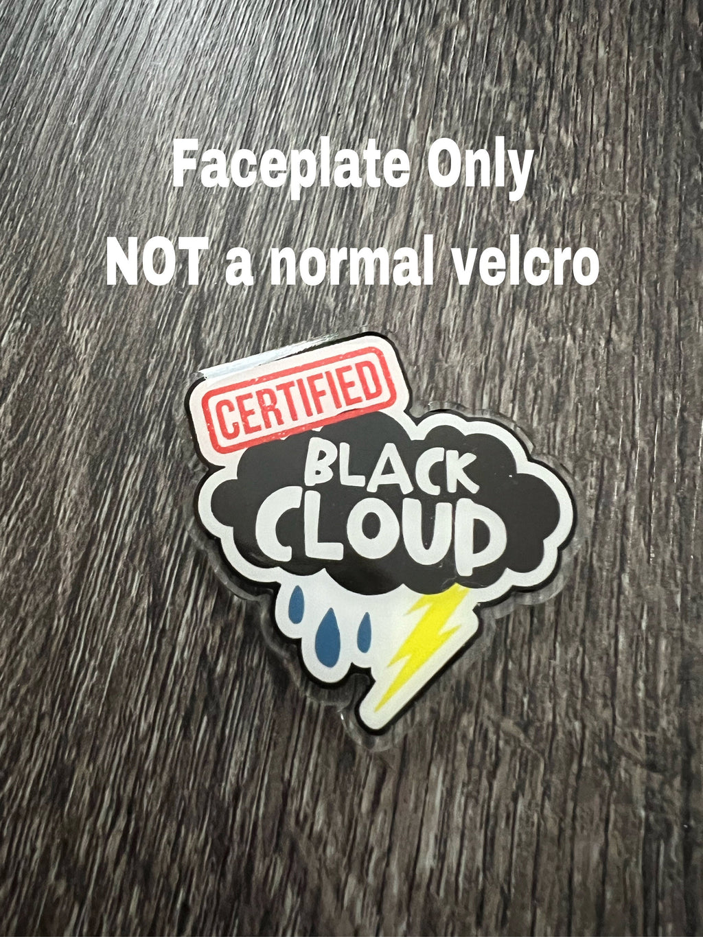 Funny “Certified Black Cloud” badge reel/ID Holder/nurses/teachers/funny badge reels