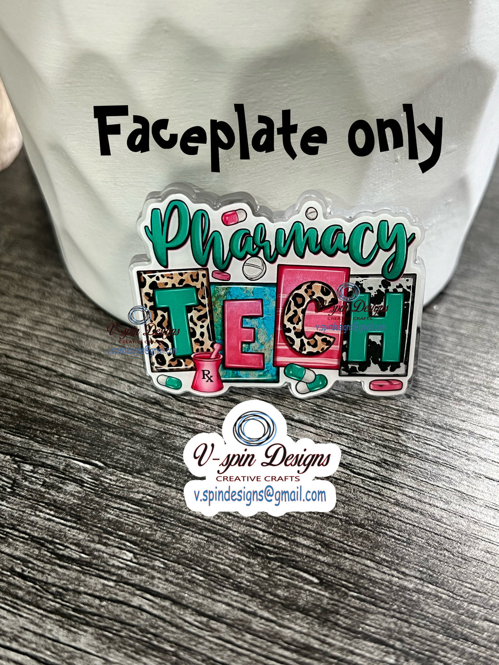 Pharmacy Tech badge reel/ID Holder card holder/pharmacy badge reels