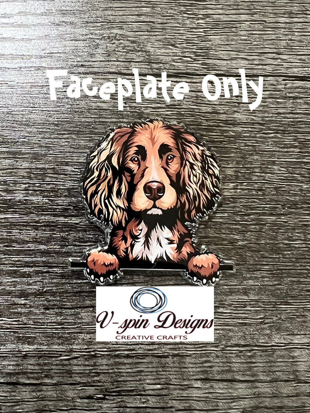 Boykin Spaniel dog Badge reel/ID Holder/card holder/nurses/teachers/students/dog badge reels