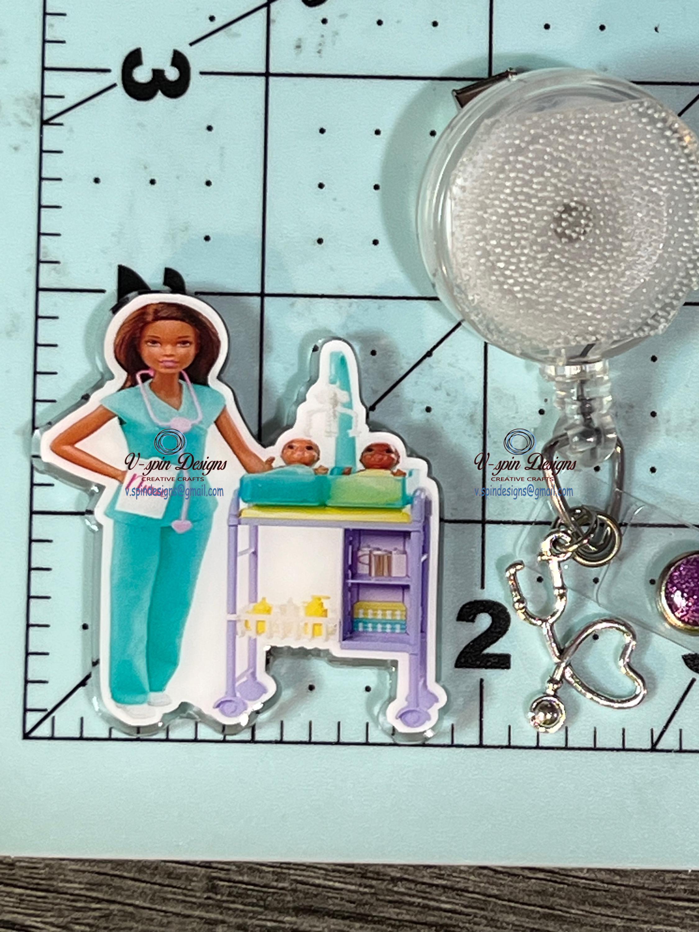 Labor and Delivery Nurse badge reel/ID Holder card holder/nurse/teachers/L&D badge reels