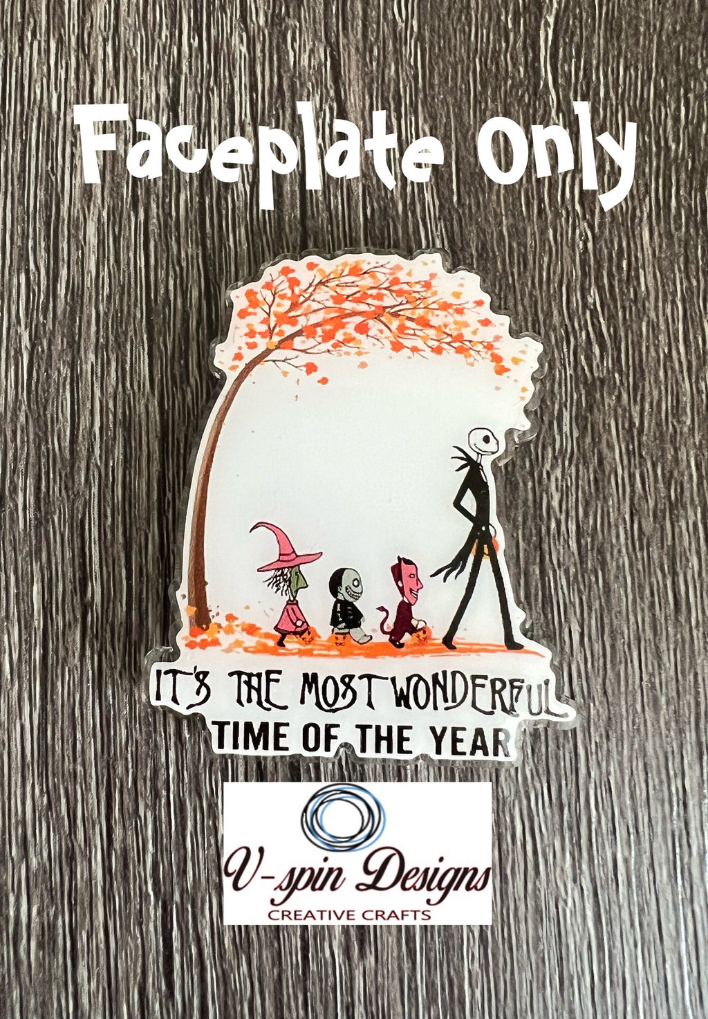 Nightmare Before Christmas Badge Reel: Acrylic ID Holder/badge reels/nurse badge reels/gift for nurses