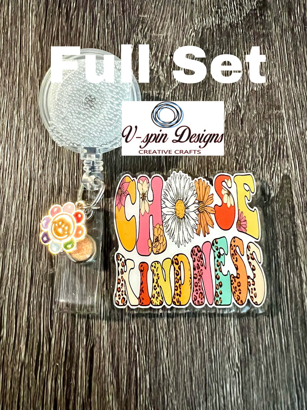 Choose Kindness badge reel/ID Holder/nurses/teachers/kind badge reels