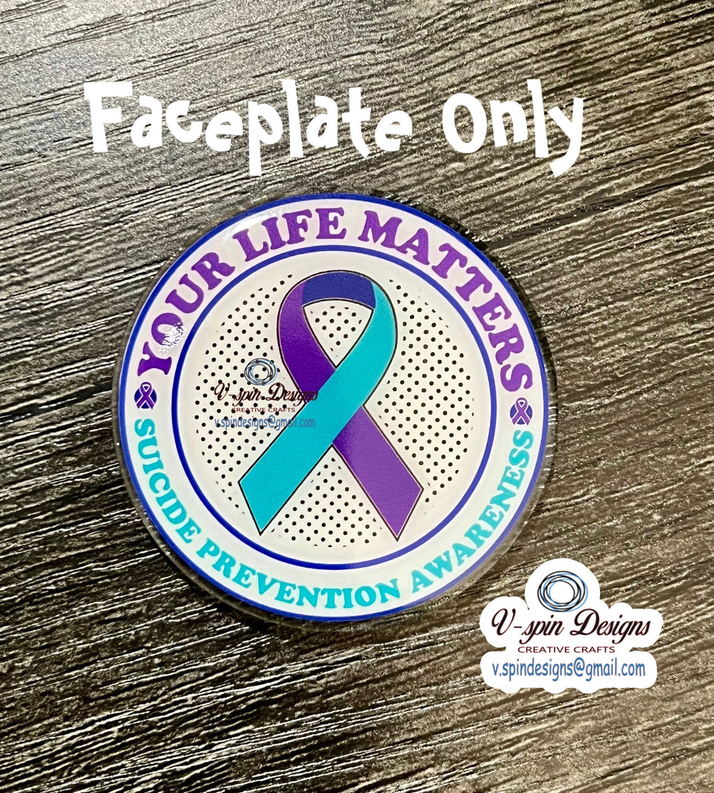 Suicide Prevention “Your Life Matters” badge reel/ID Holder/nurses/teachers/support/awareness