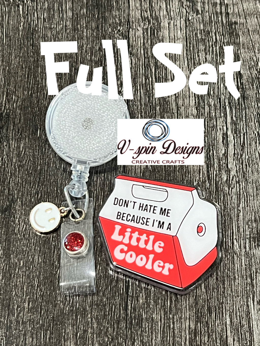 Don’t hate me because I’m a little cooler. Badge reel/ID Holder/card holder/nurse/funny badge reels