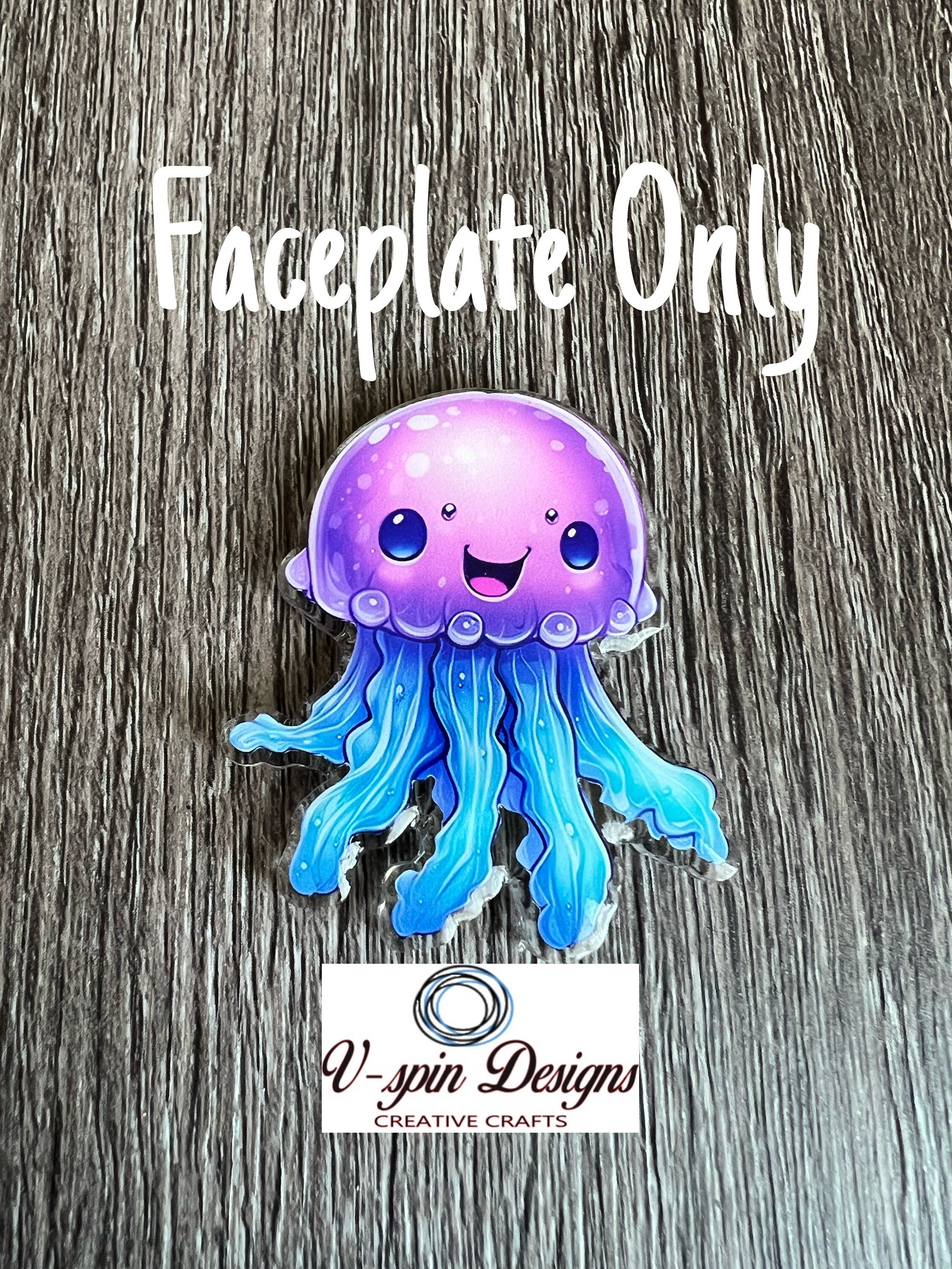 Jellyfish retractable badge reel/ID holder/nurse/card holder/teachers/ocean/summer badge reels