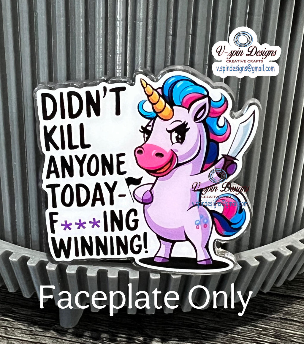 Funny Unicorn Badge Reel: Retractable ID Holder for Nurses & Teachers