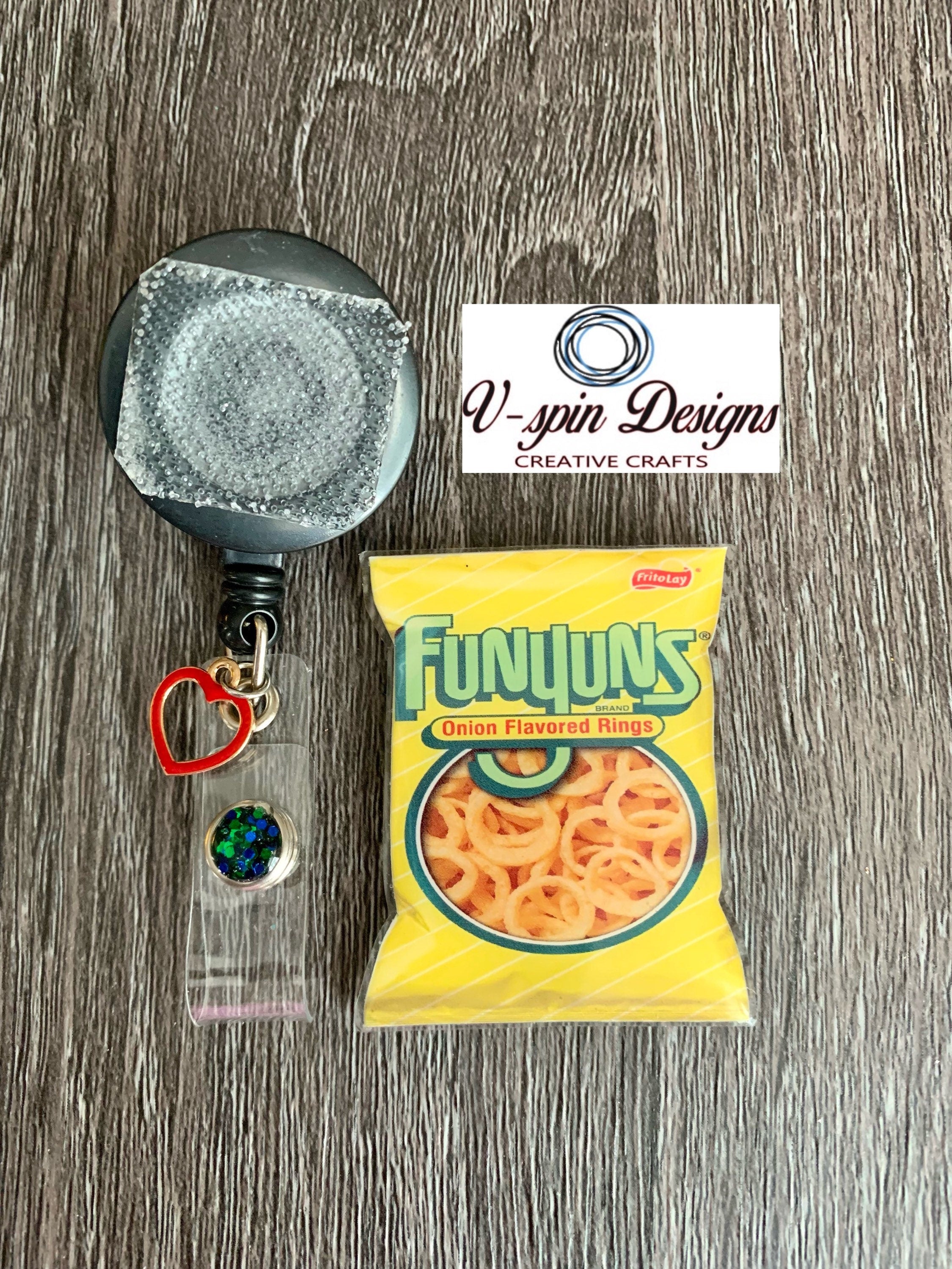 Chip bag retractable badge reel/ID holder/nurse/card holder/teachers/students/snacks