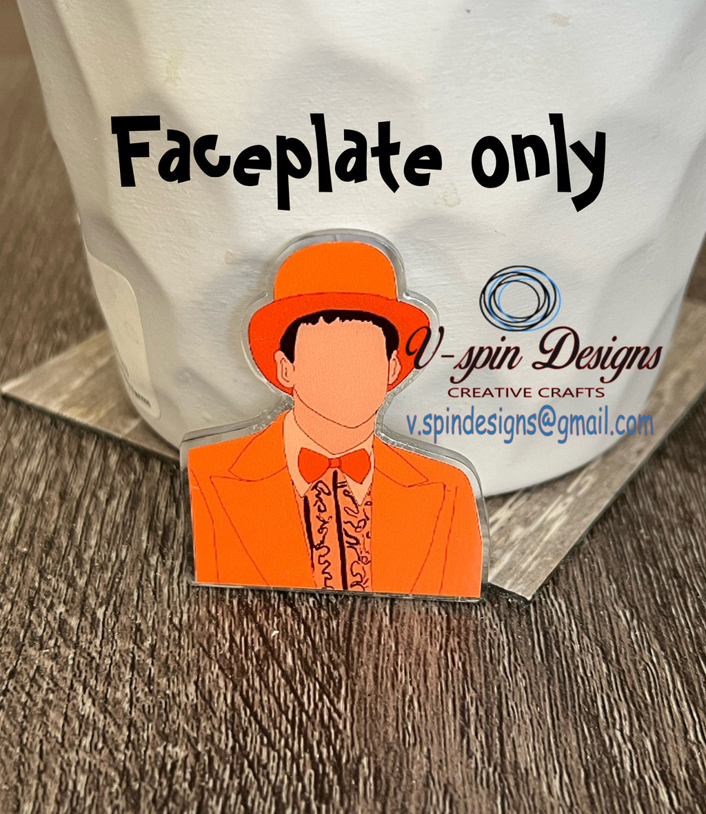 Funny Best Friends “Orange suit” Badge reel/ID Holder card holder/nurse/teachers/fun/silly/dumb
