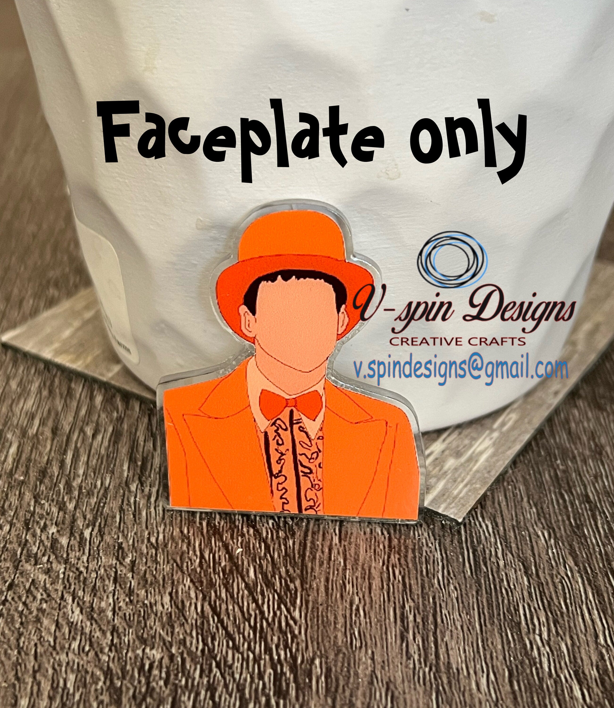 Funny Best Friends “Orange suit” Badge reel/ID Holder card holder/nurse/teachers/fun/silly/dumb