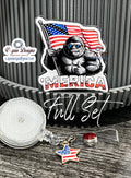 Merica Sasquatch/Bigfoot, badge reel/ID Holde/VA badge reels
