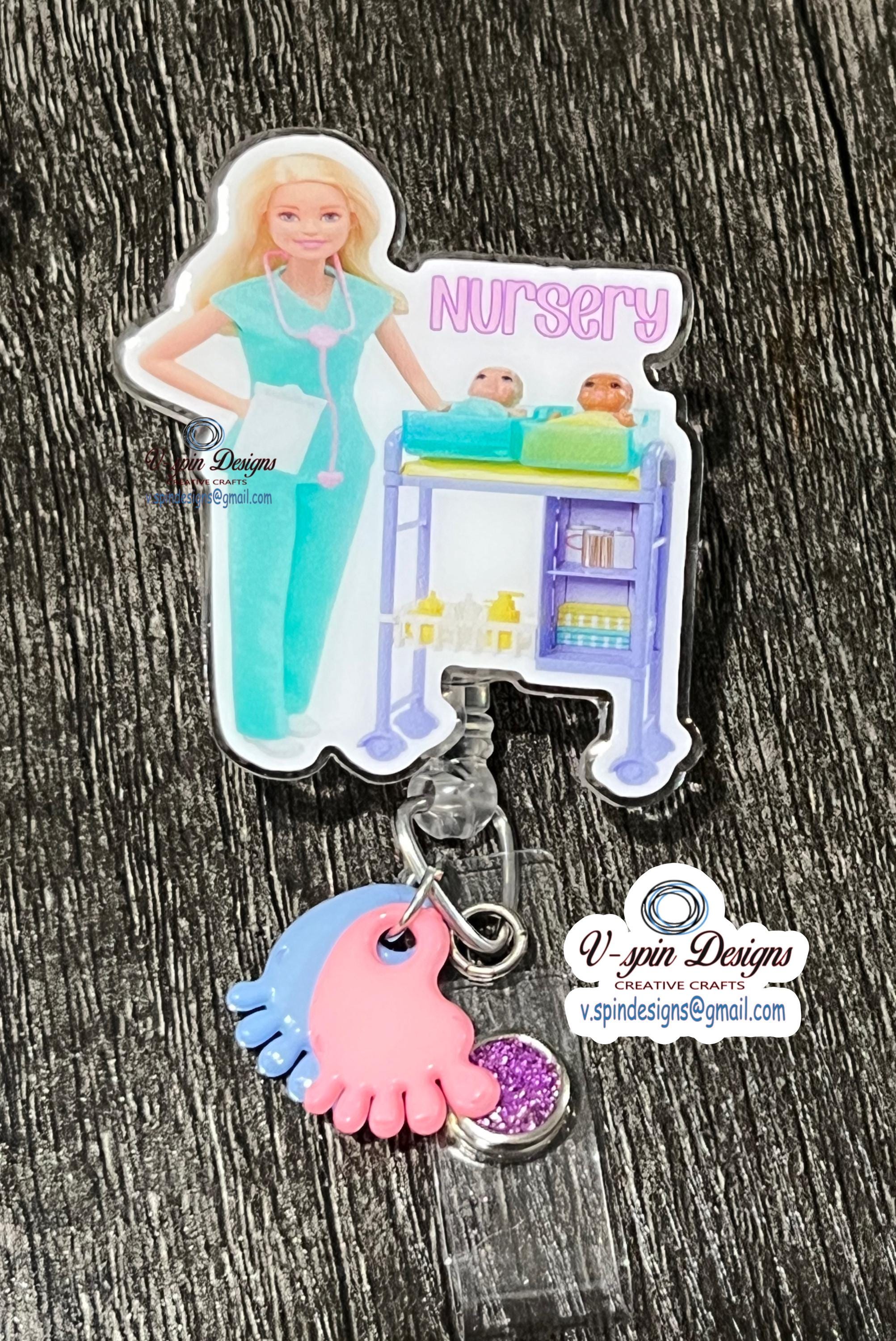 Labor and Delivery Nursery badge reel/ID Holder card holder/L&D/Nursery badge reels/funny badge reels