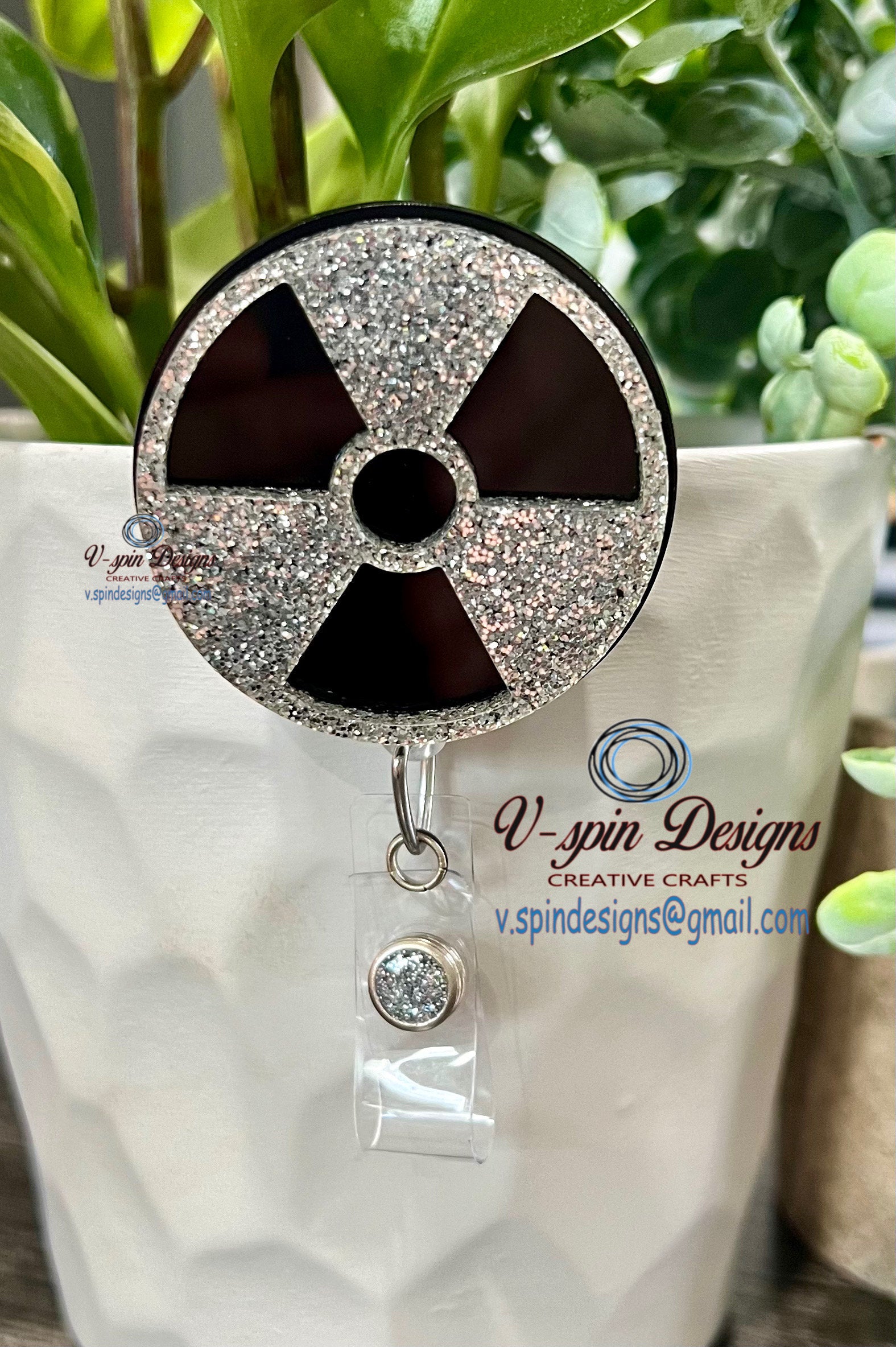 3D Radiology- Badge reel/ID Holder card holder/nurse/teachers/fun/silly/radiology