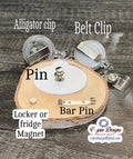 Stethoscope Badge Reel: Pearl Acrylic Retractable Medical ID Holder