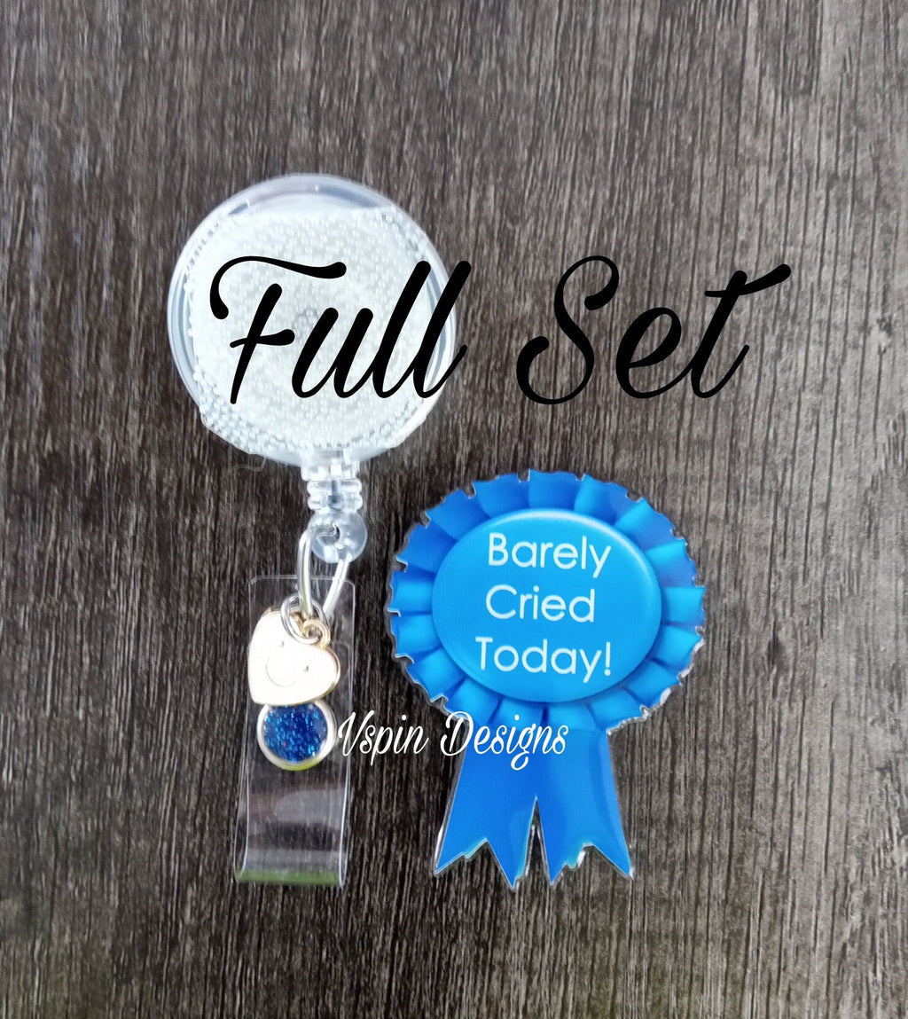 Barley Cried Today Blue-ribbon award Badge reel