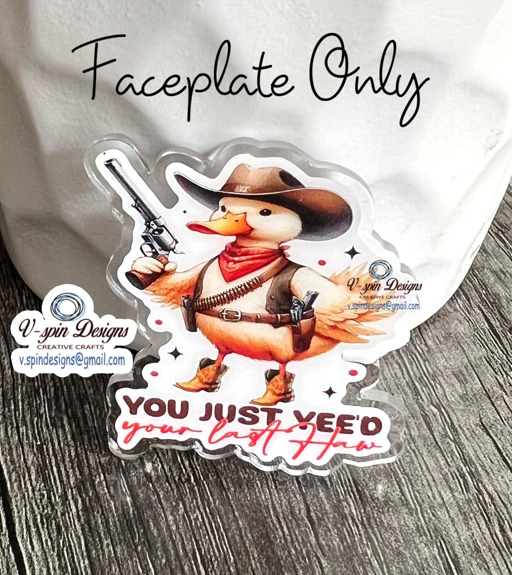 Cowboy Duck Badge reel/western badge reels