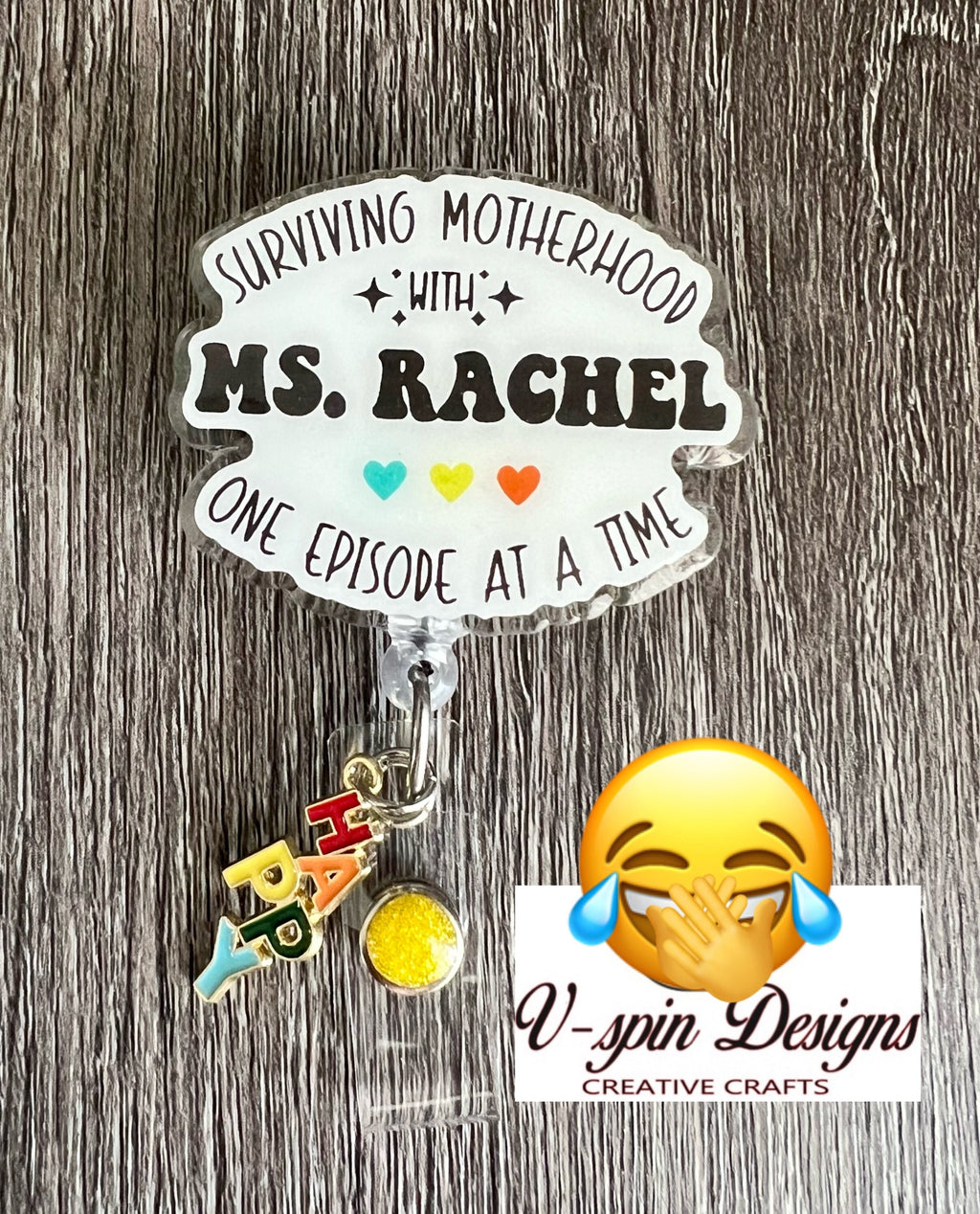 Surviving Motherhood Badge reel/ID Holder card holder/nurse/teachers/funny badge reels