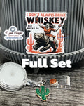 "I Don't Always Drink Whiskey" Badge Reel | Funny Retractable Acrylic ID Holder