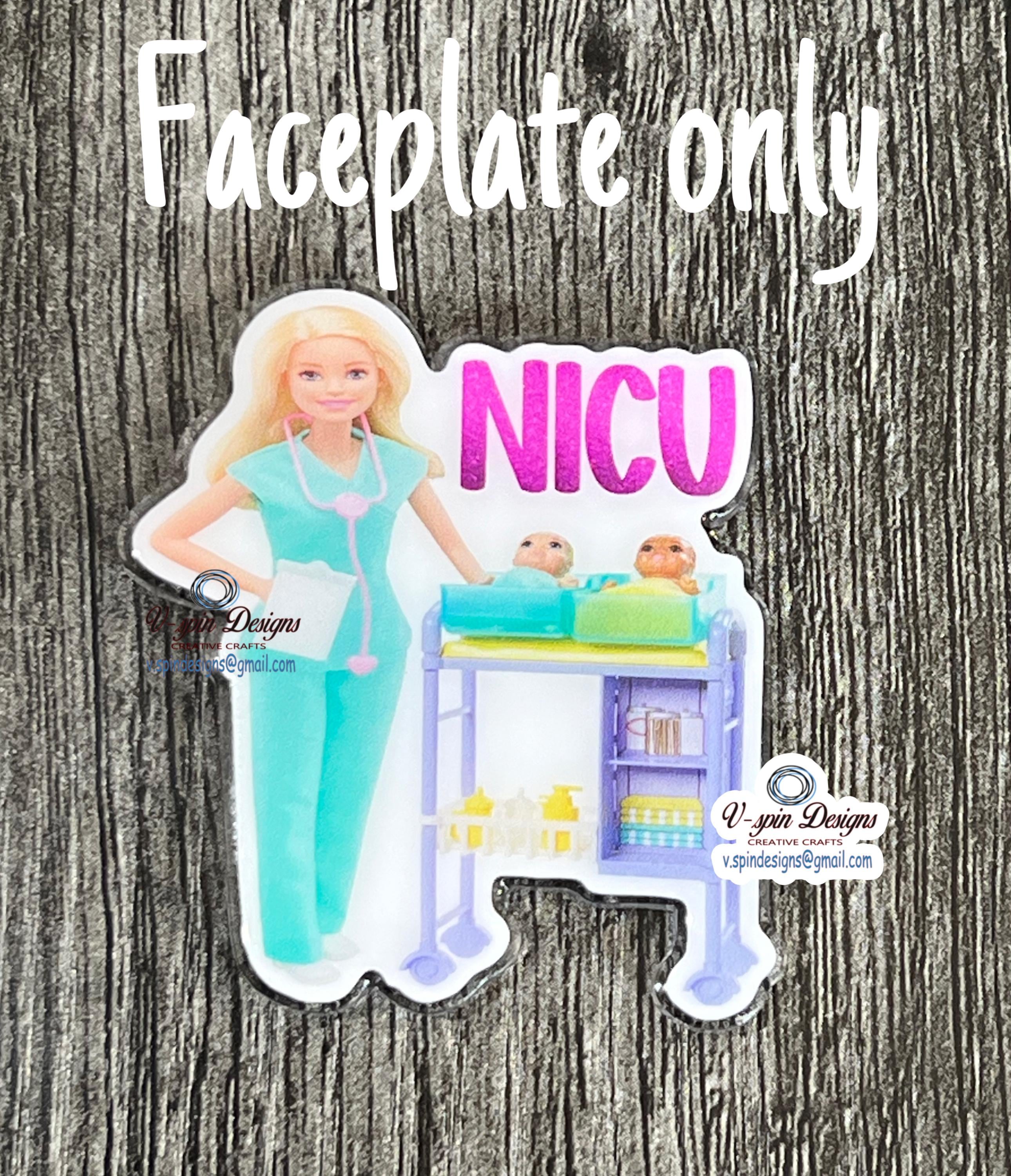 NICU Nurse Badge Reel | Retractable Acrylic ID Holder