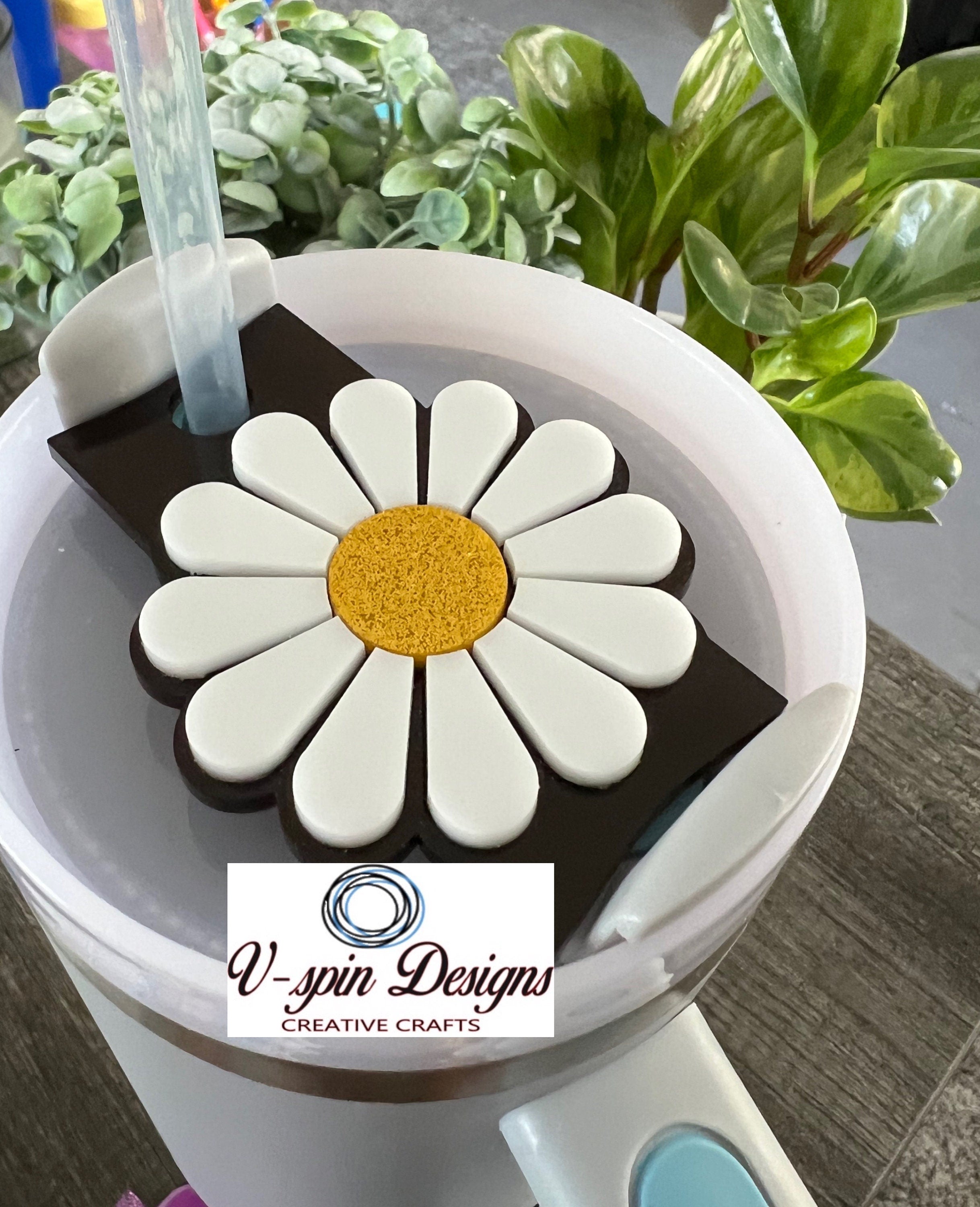Daisy Tumbler Tag | Stanley Cup Topper for 20oz, 30oz & 40oz
