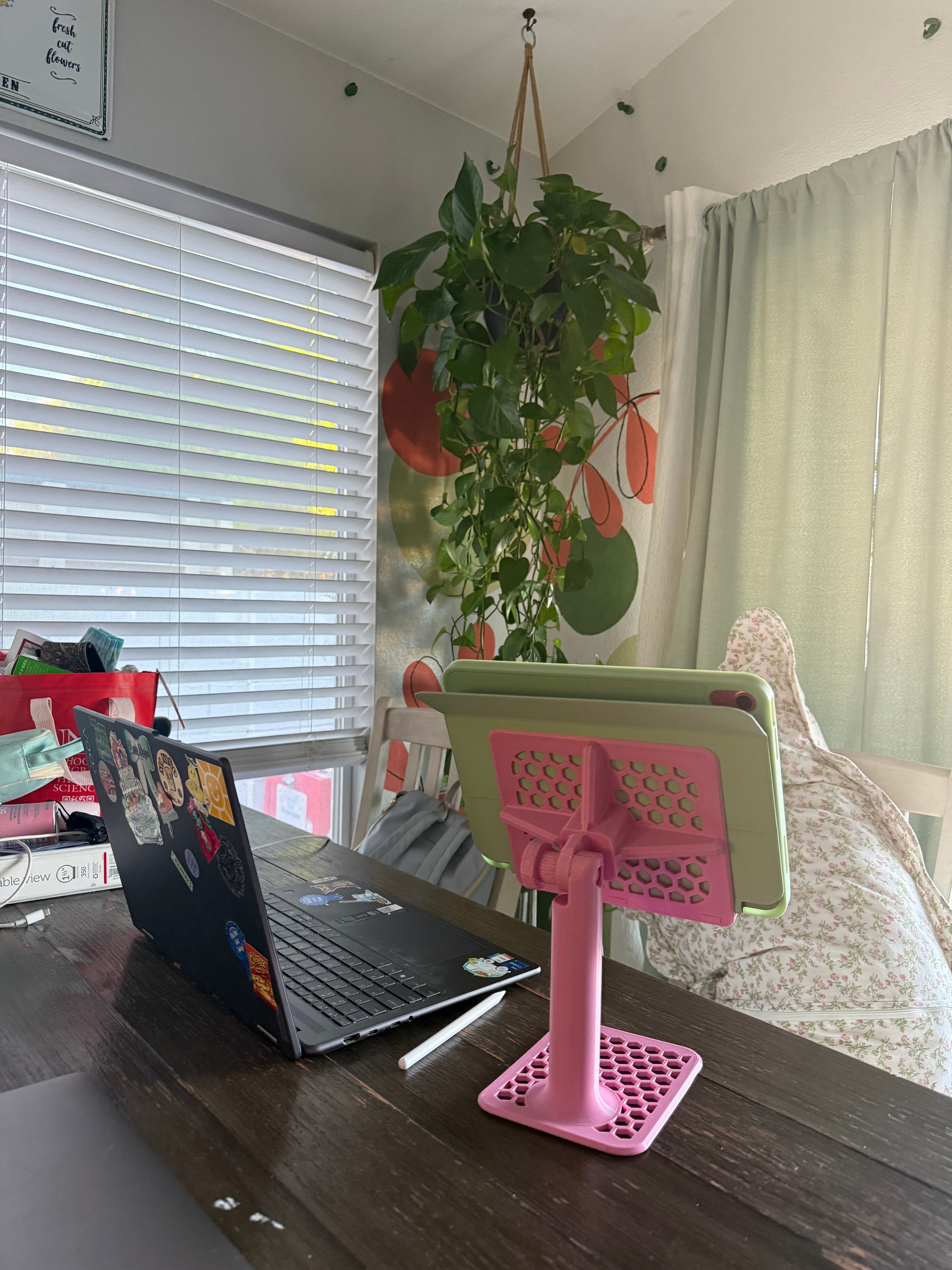 Ergonomic iPad Stand – Adjustable Tablet Holder for School, Home & Office